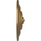 Ekena Millwork Classic Ceiling Medallion (Fits Canopies up to 4 1/8"), Hand-Painted Pale Gold, 13 1/4"OD x 1/2"P CM13CLPAS - alternate 2